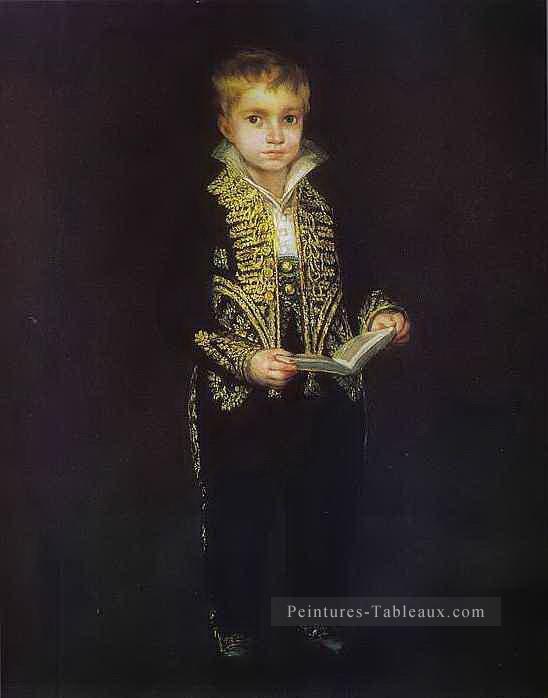 Portrait de Victor Guye Francisco de Goya Peintures à l'huile